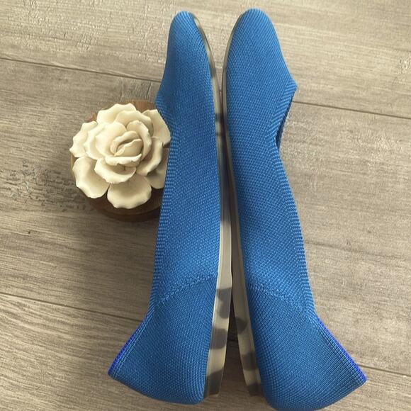 Rothys the round toe size 10 Deep teal woman flat shoes - Picture 5 of 9